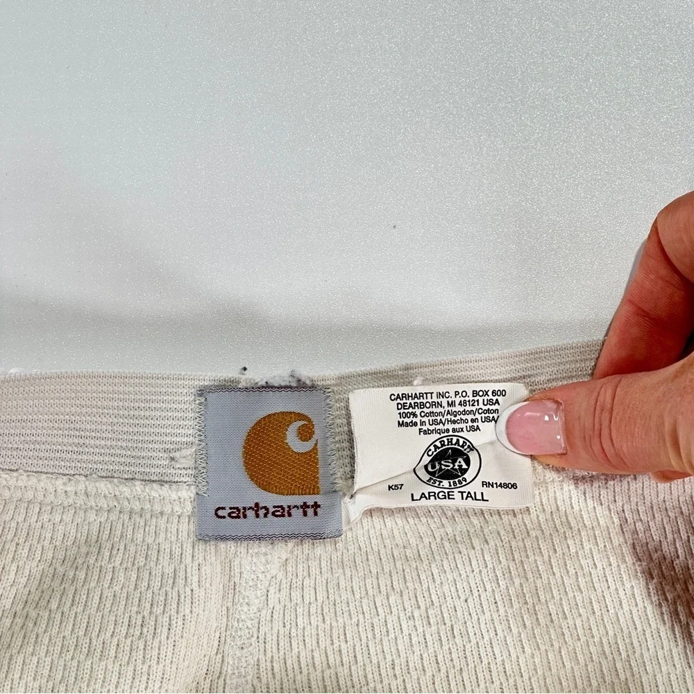 Carhartt Thermal Long Johns Large Tall Waffle Knit